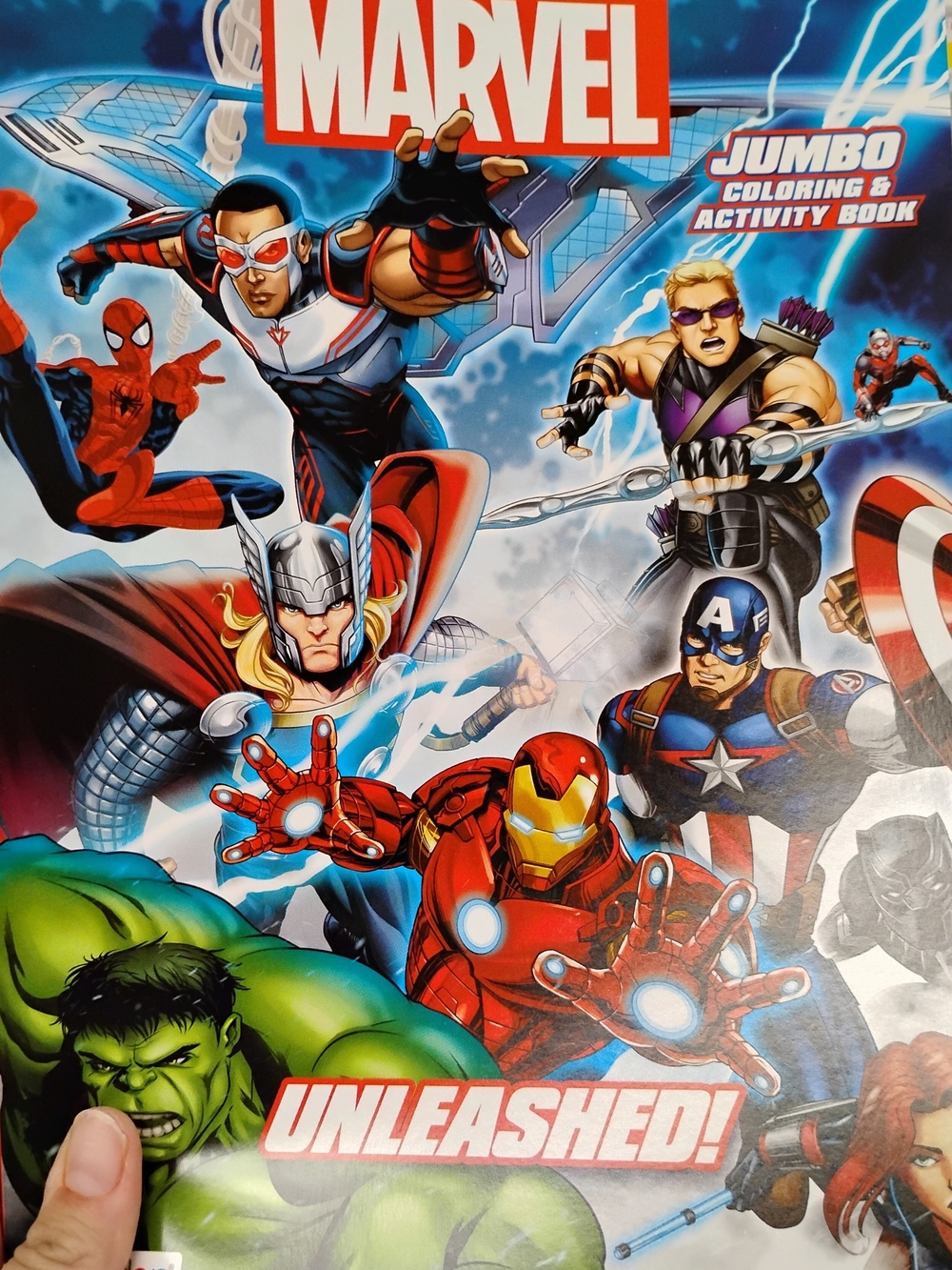 Marvel Jumbo Coloring & Activity Book